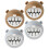 4Pcs Cute Bear Shaped Towel Holder Adhesive for Kitchen Bathroom Wall 10