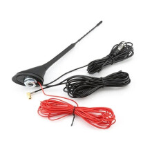 Antenne Radio Universelle de Toit pour Voiture, Montage sur Mât, Active et Amplifiée, Radio DAB+ FM