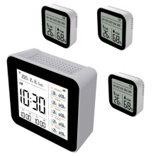 2C012,13 in 1 Tuya WIFI Luchtkwaliteitsdetector CO2,CO,PM2.5 Formaldehyde TVOC Temperatuur en Vochtigheid (met 3 Slave-Units)