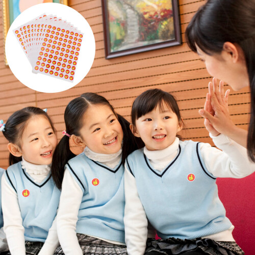 50 Sheets Kid Thumb Pattern Sticker Award Stickers Delicate Kids 2