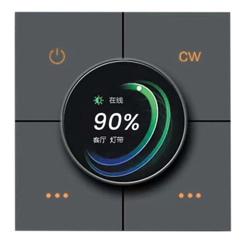 Tuya Zigbee Knob  Dimming  Panel App Control Voice Control Linkage 4 Gang Relay  Home Light  A