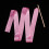 2 Pezzi Nastro Ginnastica Ritmica 2 M, Colore Rosa 8