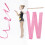 2 Pezzi Nastro Ginnastica Ritmica 2 M, Colore Rosa 9
