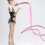 2 Pezzi Nastro Ginnastica Ritmica 2 M, Colore Rosa 10