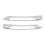 Cornice Fendinebbia Anteriore per Auto Griglia Cromata per   W204 C200 C280 C350 1