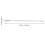 Baguette De Tirage Argent Aluminium Solide 11