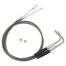 56579-02A Motorcycle 42inch Throttle and Idle Cable Kit for Davidson XL FLT 1996+