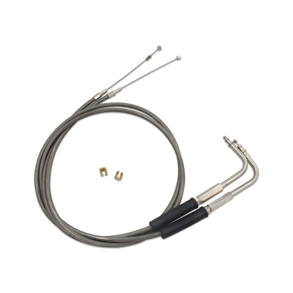 56579-02A Motorcycle 42Inch Throttle And Idle Cable Kit For Davidson Xl Flt 1996+ Light 6031866474586
