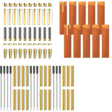 Pen Kits for Woodturning 10 Pack 10 Pen Covers-Pen Making Tools with Black Ink Pen Making Kit Slimline Pen for DIY Coppe