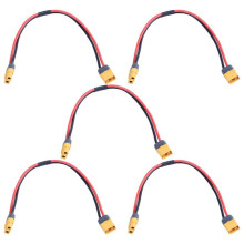 5Pcs 28cm 11 inch XT60 XT-60 Male Female Plug Connector Adapter for RC Battery
