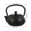 Black Cast Iron Mini Teapot Decorative Tea Kettle for Home Office 3