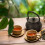 Black Cast Iron Mini Teapot Decorative Tea Kettle for Home Office 5