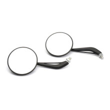 Espelho Retrovisor Lateral de Motocicleta para W 800 W800 W800 Kit de Espelho Retrovisor Ajustável Preto e Branco