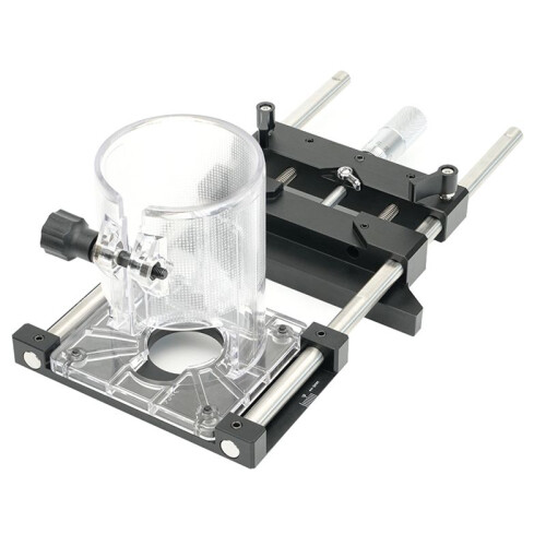 Slotted Bracket Woodworking Desktop Chute Guide Making Tool Workbench Adjustable Linear Guide Rail Slotting Template