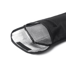 2X Bolsa TéRmica Isolada Manga Protetora Isolada para Bexiga de ÁGua 3L para Caminhadas, Ciclismo, Montanhismo, Acampamento, Preta