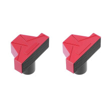 2 St. Bänkklämmor, 20 mm Diameter Träbearbetningsbänkstopp med TPU-Packningar för Klämarbetsbänk - Verkstadsverktyg 20 mm
