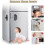3X Fridge Lock, Refrigerator Lock, Keyless One-Click Access, Customizable Password, Child Safety Combination Lock Black 4