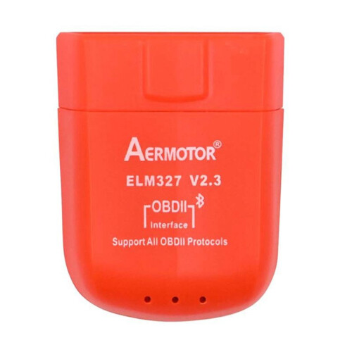 AERMOTOR Car  ELM327 5.1Bluetooth V2.3 OBD II Car Diagnostic Scanner ODB Scan Code Reader PIC18F25K80 Chip Diagnostic Tool