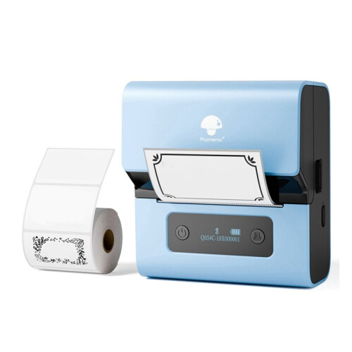 Phomemo M221 Label Maker Machine  Portable Label Maker for Barcodes,Addresses,Logos,Mailings,Stickers