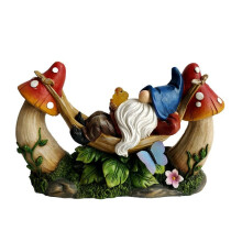 Solar-Gartendekoration für Draußen, Gartenzwerge Aus Kunstharz für Den Außenbereich, Gartenstatuen, Skulpturen, Dekorationen, Geschenke,