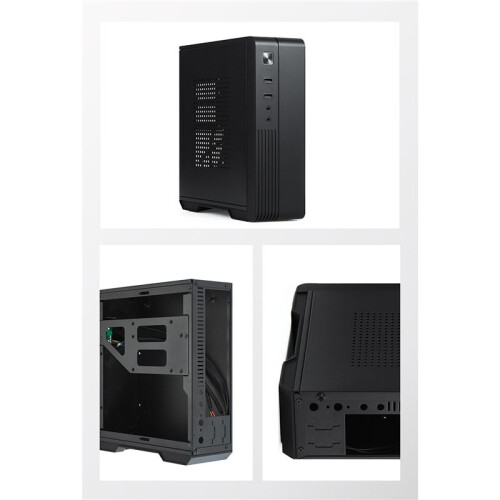 2X MX02  ITX Computer Case HTPC Host Chassis USB2.0 ITX Enclosure Industrial Control Chassis for Office Business 2