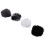 8X Lavalier Microphone Furry Windscreen Fur Windshield Wind Muff Soft for    Lapel Lavalier Mic 5Mm 2