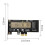 3X M2 NVME Riser Card M2 NVME to Pcie X1 Riser Card M2 Solid State Drive Expansion Card Driver-Free for WIN10 5