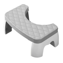 Home Adult Bathroom Accessories Toilet Squat Stool Removable Non-Slip Toilet Stool Portable Squat Stool Grey