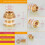 Solid Brass Bulkhead Fitting,6Sets 1/2in Female 3/4in Male Solid Brass Water Tank Connector Threaded with Silicone Rings 8