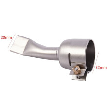 4 Pcs 20mm Welding Nozzle Wide Angle Flat Slit for Hot Air Plastic Heat Nozzle Plastic Welding Torch Accessories