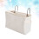 borsa organizzatore in feltro per letto con supporto guide (bianco) 8