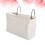 borsa organizzatore in feltro per letto con supporto guide (bianco) 11