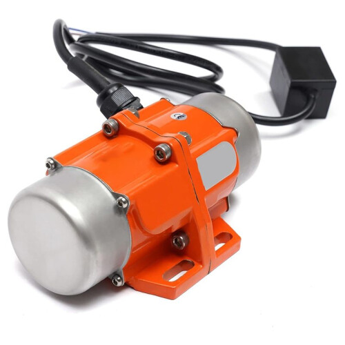 Ac Vibration Motor 100W Vibrating Asynchronous 110V 3600Rpm,for Shaker Table, Adjustable Eccentricity Block