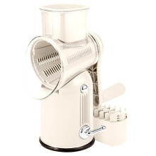 Cheese Grater Hand Crank 5 in 1 Replaceable Stainless Blades Cheese Shredder Kitchen Vegetable Shredder Slicer Chopper A