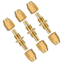 Kit Riparazione per Tubo Flessibile 'Aria 3/8 Pollice, Giunto per Tubo Flessibile 'Aria In Ottone Massiccio, Kit Riparazione per Giunto per
