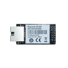Eport-E20 Netwerkserverpoort 3,3v Serieel Naar Ethernet Embedded Module IoT-Apparaatondersteuning DHCP TCP IP Telnet Modbus TCP