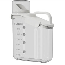 Clear Airtight Food Storage Containers Set with Lids and Pour Spout, for Pantry Organization, Kitchen Dry Food Keeper C