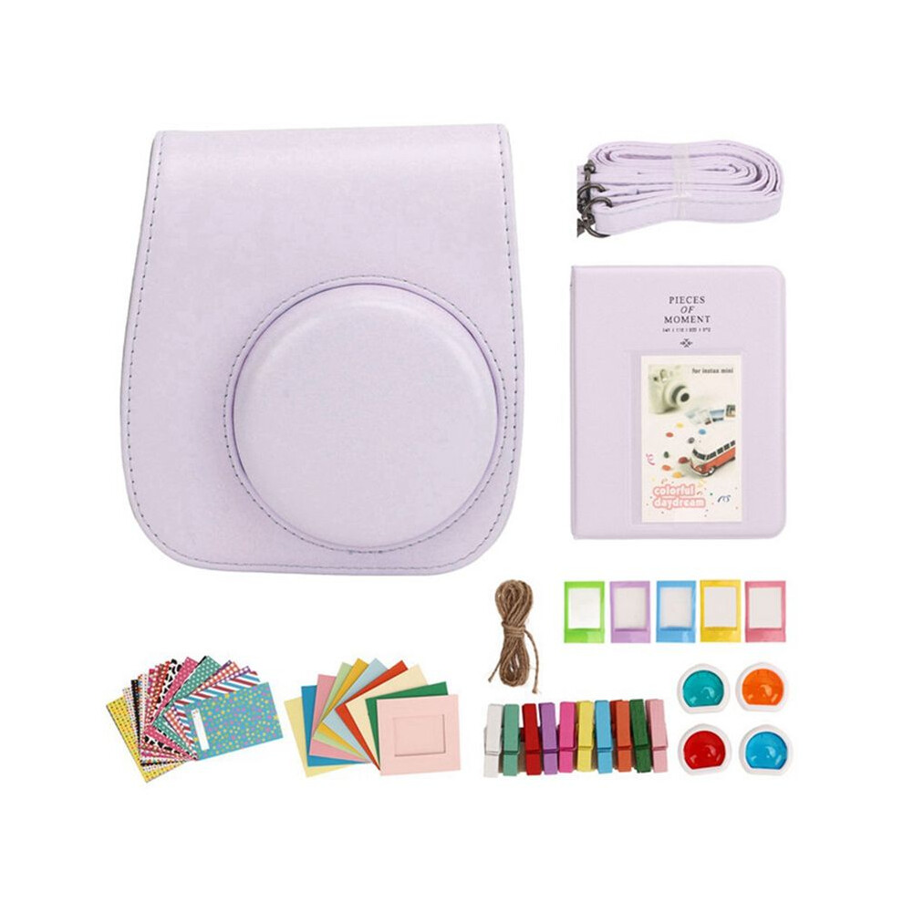 Instant Camera Protective Bag Pu Case For Instax 12 With Album Filters Colorful Frames Stickers 6032797403317