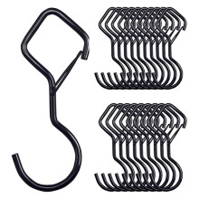 20 Pcs Diamond S Hooks for Hanging Heavy Duty 3.5-Inch Heavy Duty Metal S Hook for Hanging Plants Pot Pan
