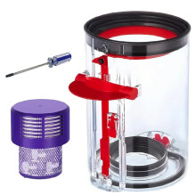 The Dust Bucket is Suitable Compatible with V10 SV12 Vacuum Cleaner Replacement Parts Dust Bucket + HEPA Filter Accessories