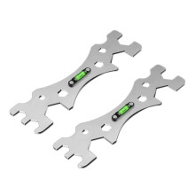 2pcs Stainless Steel Bathroom Wrench Shower Installation Tool 4.7mm Extended Hex Wrench
