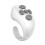 Ring Controller E-Book Page Turner Remote Control Ring Music Video Controller for Tiktok IOS Android Laptop White 1
