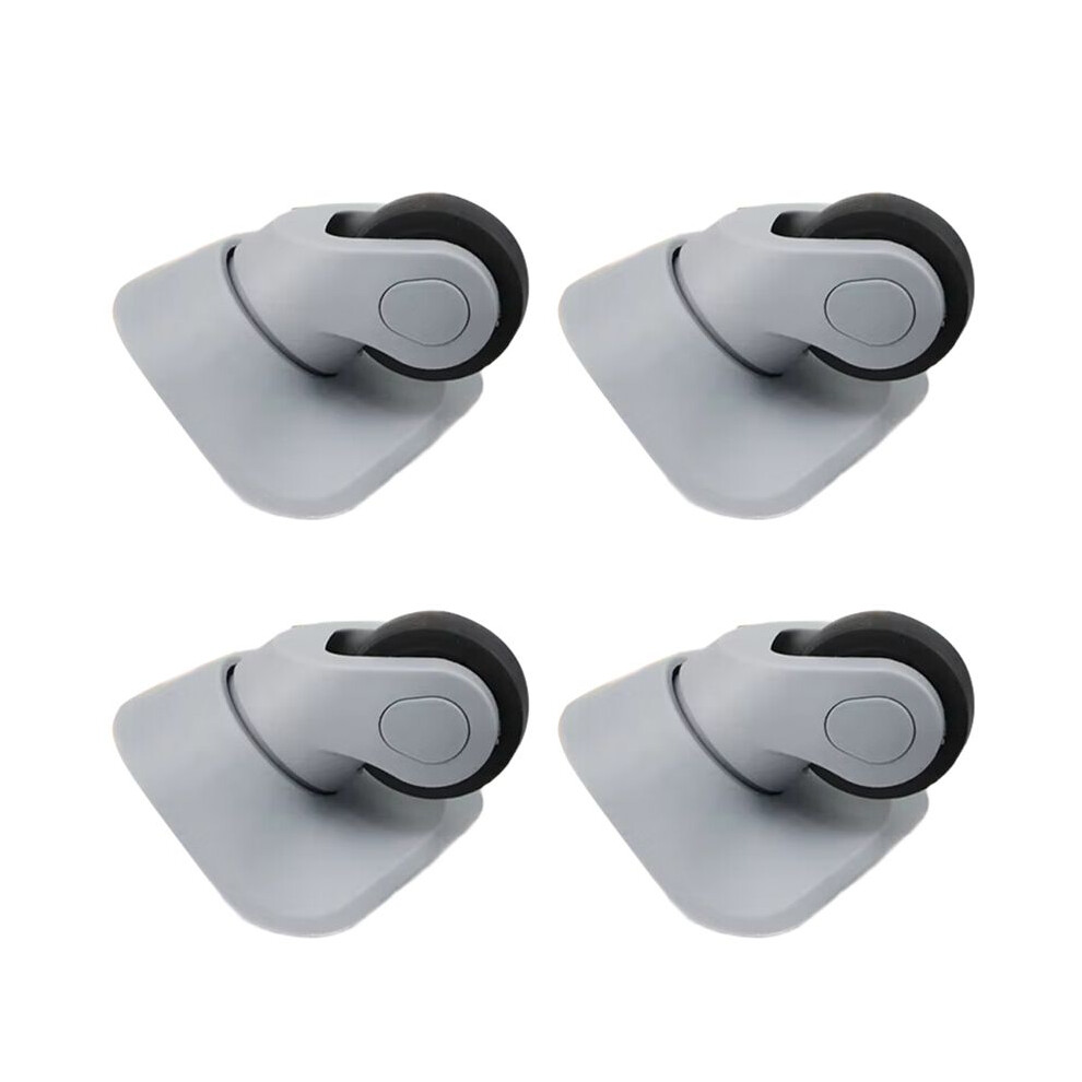 2Pair Replacement Luggage Wheels For Suitcases Silent Luggage Spinner Caster A08 Rubber Wheels Trolley Accessories Grey 4711629653602