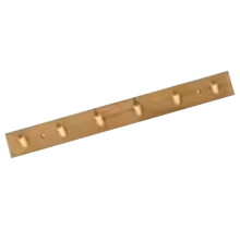 Wall Mounted Hanger Room Hooks Key Hallway Storage Holders Practical Decoration Bamboo Door Clothes Hats Robe Back Rack 6 Hooks