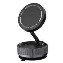 Magnetic Car Phone Holder,Universal Vacuum Suction Cup Mount,Foldable Bracket,Applicable to All Types of Mobile Phones