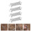 Raindrops Convenient Spring Buckle Tent Accessories 4pcs 6