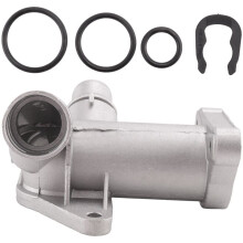 2X Auto-Interieuronderdelen Aluminium Koelslang met T-Stuk voor A4 A6 voor B5 1.8T 058121133F 058121133B