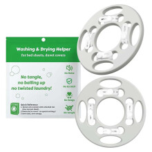 Démêlant pour Draps de Lit, Réduit les Couvertures, Linge pour les Coins, Lave-Linge et Sèche-Linge, Aide au Lavage Réutilisable, Draps, Gadgets