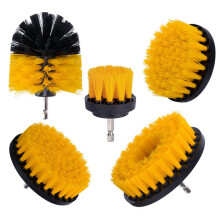 5-Piece Electric Floor Scrubber Set Round Cleaning Brush Carpet, Glass, and Car Wheel Cleaning Brush Car Wash Tool Set