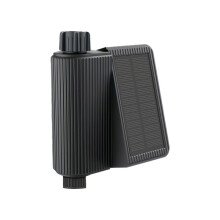 Solar Electric WiFi Sprinkler Timer with Brass Inlet Automatic Irrigation Controller No Hub Required US Plug